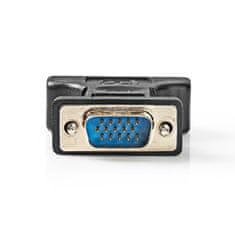 Nedis VGA adapter | VGA moški | DVI-I 24+5-pin ženski | Ponikljano | Naravnost | ABS / kovina | Črna | pretisni omot 