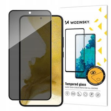 1 to 3 Wozinsky Kaljeno Steklo Privacy Za Samsung Galaxy S22+ Z Zaščitnim Filtrom