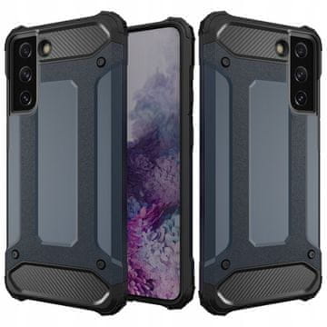 HURTEL Ovitek Hybrid Armor za Samsung Galaxy S23+, oklepni hibridni ovitek, moder