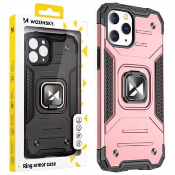 WOZINSKY Wozinsky Ring Armor ovitek za iPhone 14 Pro, oklepni ovitek, magnetno držalo, prstan, zlat