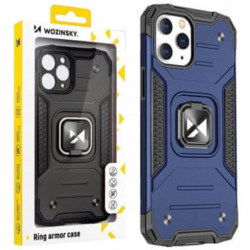 WOZINSKY Wozinsky Ring Armor oklepni ovitek z magnetnim držalom za iPhone 14 Pro Max, zlat