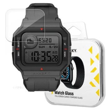 1 to 3 Wozinsky Watch Glass Hibridno Steklo Za Xiaomi Amazfit Neo Zaščita