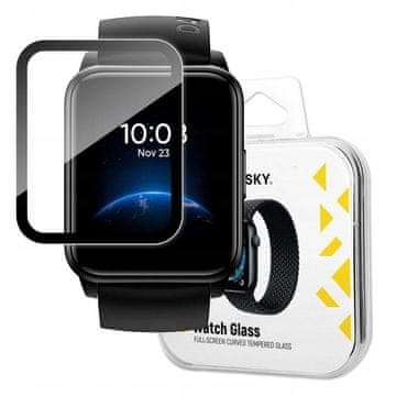 WOZINSKY Wozinsky Watch Glass hibridno steklo za Realme Watch 2 črno