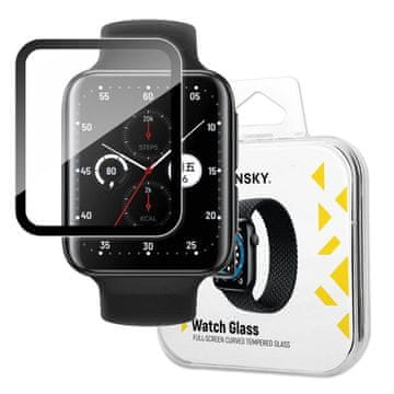 WOZINSKY Wozinsky steklo za uro, hibridno steklo za Oppo Watch 2 46 mm, črno