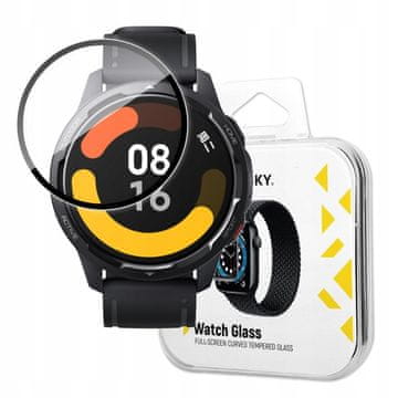WOZINSKY Hibridno steklo Watch Glass za Xiaomi Watch Color 2 črne barve