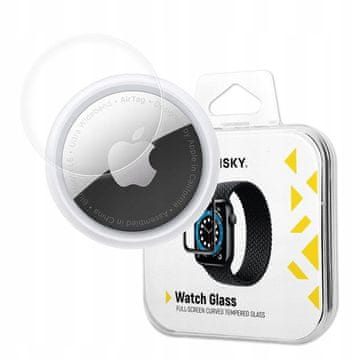 1 to 3 Wozinsky Watch Glass Hibridno Steklo Za Ohišje Airtag Z Zaščito