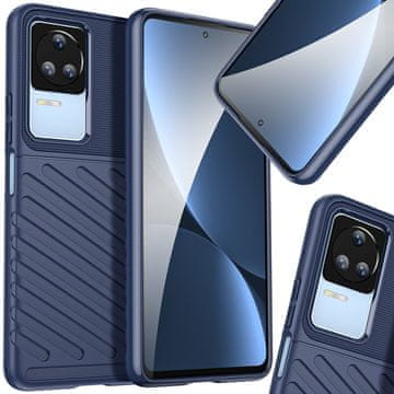 HURTEL Silikonski ovitek Thunder za Xiaomi Poco F4 5G, moder