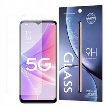 HURTEL Kaljeno steklo 9H za Oppo A57 5G / A77 5G / A57 / Realme Narzo50 (embalaža - ovojnica)