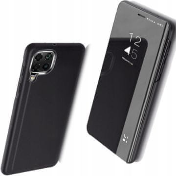 HURTEL Ovitek Clear View za Samsung Galaxy M53 5G črne barve