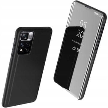 HURTEL Ovitek Clear View za Realme 9 Pro, črne barve