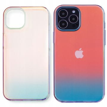 HURTEL Ovitek Aurora za iPhone 12 z gelom, neonsko zlat