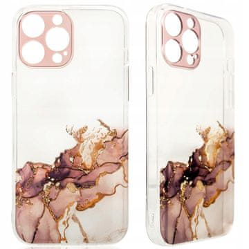 HURTEL Ovitek Marble za Samsung Galaxy A12 5G gel ovitek marmorno rjave barve