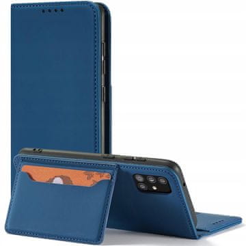 HURTEL Magnetni ovitek za kartice za Samsung Galaxy A13 5G, ovitek, denarnica, držalo za kartice, modro
