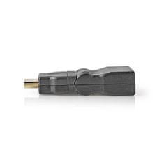 Nedis Adapter HDMI | Priključek HDMI | HDMI ženski | Pozlačeno | Twist | ABS | Črna | 1 kos | ovojnica 