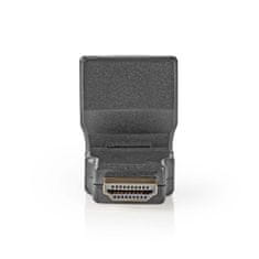 Nedis Adapter HDMI | Priključek HDMI | HDMI ženski | Pozlačeno | Twist | ABS | Črna | 1 kos | ovojnica 