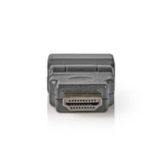 Nedis Adapter HDMI | Priključek HDMI | HDMI ženski | Pozlačeno | Twist | ABS | Črna | 1 kos | ovojnica 