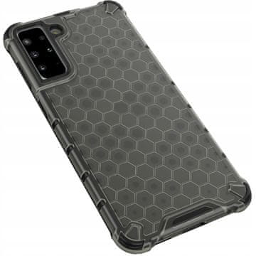 HURTEL Ovitek Honeycat Armed z gel okvirjem za Samsung Galaxy S22+ (S22 Plus) črne barve