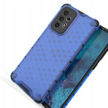 HURTEL Ovitek Honeycat Armed z gel okvirjem za Samsung Galaxy A73 moder