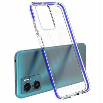 HURTEL Gel ovitek Spring Case z barvnim okvirjem za Xiaomi Redmi 10 svetlo roza