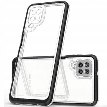 1 to 3 Ovitek Hurtel Clear 3V1 Za Samsung Galaxy A22 4G Z Okvirjem Fleksibil