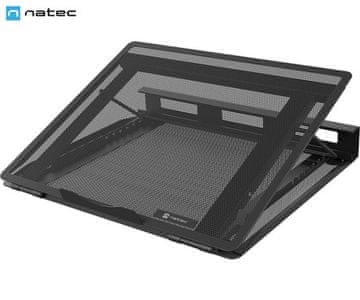 Natec Tern 2 stojalo za prenosnike, do 44 cm (17,3), črno