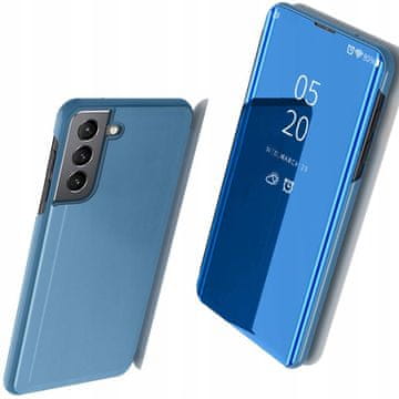 HURTEL Ovitek Clear View za Samsung Galaxy S22+ (S22 Plus) moder