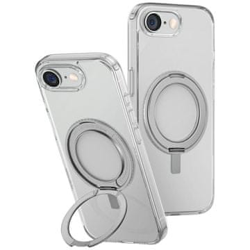 1 to 3 Uniq Swivix Ovitek Za Iphone 16E 2025 360 Rotacijski Z Zaščito Prozoren
