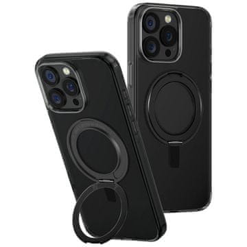 UNIQ Ovitek UNIQ Swivix za iPhone 16 Pro Max z vrtljivim stojalom za 360 stopinj, črne barve