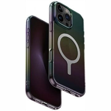 UNIQ Ovitek UNIQ Iridescia za iPhone 16 Pro Max s polnilnikom Magclick, polnoč