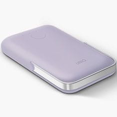 UNIQ Brezžična prenosna baterija Uniq Hoveo MagSafe 5000 mAh, USB-C, PD 20W, vijolična