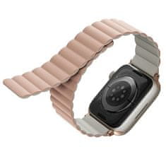 UNIQ Apple Watch Series 1 UNIQ reverzibilni magnetni pašček, roza-bež