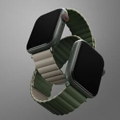 UNIQ Apple Watch Series 1/2/3 UNIQ reverzibilni magnetni pašček zelene barve