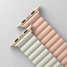UNIQ Apple Watch Series 1 UNIQ reverzibilni magnetni pašček, roza-bež