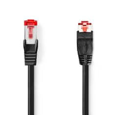 Nedis CAT6 Omrežni kabel | RJ45 moški | RJ45 moški | SF/UTP | 3,00 m | Okrogla | LSZH | Črna | Plastična vrečka 