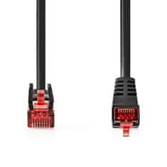 Nedis CAT6 Omrežni kabel | RJ45 moški | RJ45 moški | SF/UTP | 3,00 m | Okrogla | LSZH | Črna | Plastična vrečka 