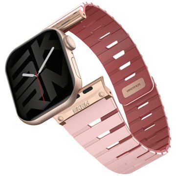 shumee Pašček za Apple Watch 42 mm Skinarma Gemini roza