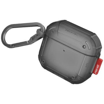 shumee Etui AirPods 4 Skinarma Mecha Smoke