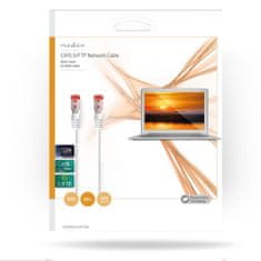 Nedis CAT6 dvožilni kabel | RJ45 priključek | RJ45 priključek | S/FTP | 30,0 m | Okrogla | LSZH | Vit | ovojnica 
