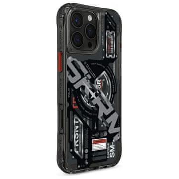 shumee Magnetni ovitek za polnjenje Skinarma Ekho za iPhone 16 Pro Max 6.9, črne barve