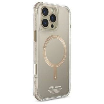 shumee Magnetni ovitek za polnjenje Skinarma Saido za iPhone 16 Pro 6.3, šampanjec