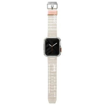 shumee Pašček za Apple Watch 45 mm Skinarma Shokku bež