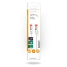 Nedis CAT6 dvožilni kabel | RJ45 priključek | RJ45 priključek | S/FTP | 1,00 m | Okrogla | LSZH | Vit | ovojnica 