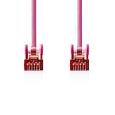 Nedis CAT6 Omrežni kabel | RJ45 moški | RJ45 moški | S/FTP | 15,0 m | Okrogla | LSZH | Roza | Plastična vrečka 