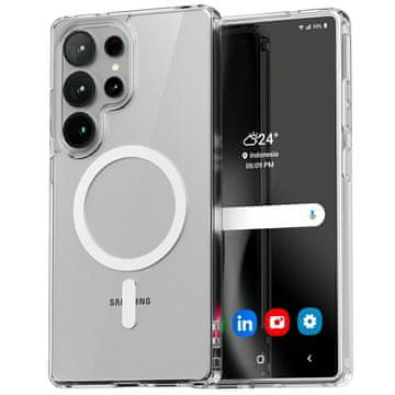 1 to 3 Ovitek Mercury Za Magsafe Jelhard Za Samsung S25 Ultra S938 Zaščitna