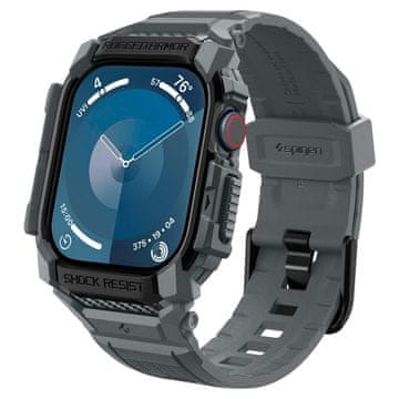 Spigen RUGGED ARMOR PRO APPLE WATCH 10 (46 MM) TEMNO SIVA