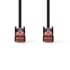 Nedis CAT6 Omrežni kabel | RJ45 moški | RJ45 moški | S/FTP | 30,0 m | Okrogla | LSZH | Črna | Plastična vrečka 