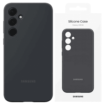 1 to 3 Samsung Ef-Pa356Tbegww A35 5Ga356 Črn Silikonski Ovitek