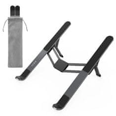 shumee SODI 315 Nastavljivo zložljivo stojalo za prenosnik, sivo