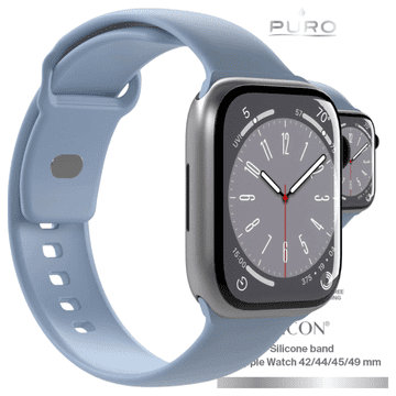 1 to 3 Puro Silikonski Pas Ikona Za Apple Watch 42 44 45 49 Mm 2 Kosa V