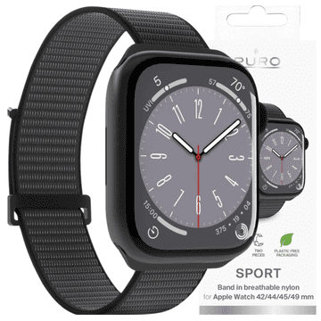 1 to 3 Puro Apple Pašek Za Uro 42 44 45 49 Mm Športni Pas, Odporen Na Vlago